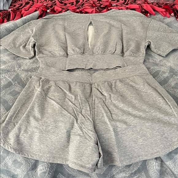 Free People Grey Two Piece Challenger Set Size XL NWOT - Picture 8 of 13